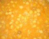 A picture of step 4 of Halwa puri with chickpeas, potatoes tarkari🔥🔥😋.