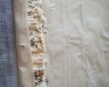 Túrós - mazsolás rétes, réteslapból recept fázis 2 fotója