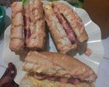 A picture of step 6 of Sausage sandwich.