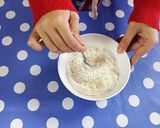Foto del paso 3 de la receta: Cupcakes de turrón | Cupcakes navideños 🎅 | Como hacer Cupcakes