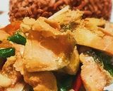 Foto langkah ke 5 dari resep Tumis salmon pedas.