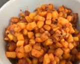 A picture of step 4 of Spicy Potato Fry.