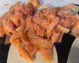 Une image de l'étape 5 de Gratin de potimarron aux tomates fromage et saumon fumé.