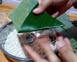 Foto langkah ke 3 dari resep Lupis ketan pandan (versi jualan).