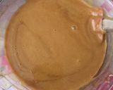 A picture of step 4 of Mango with coffee ice cream.