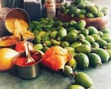 A picture of step 1 of Feijoa Chutney.