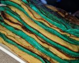 A picture of step 1 of Coloured pan cake.