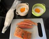 Une image de l'étape 2 de Oeufs au four et saumon fumé d’Isigny.