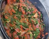 A picture of step 3 of Paneer Hydrabadi curry.