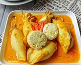 Foto langkah ke 4 dari resep Gulai Cumi Isi Tahu Telur.