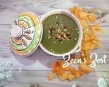 A picture of step 4 of Spinach Potato and Celery Soup.