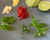 A picture of step 1 of Fragrant Sea Bass ‘En Papillote’.