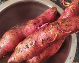 A picture of step 1 of Sweet potato sabji.
