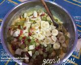 A picture of step 2 of Mix Fresh Fruit Custard.