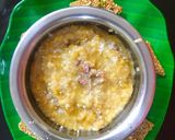 A picture of step 1 of Sweet Pongal.