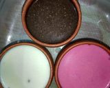 A picture of step 2 of BHAPA DOI (Steamed Curd).
