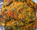 बेसन पालक का चीला (Besan palak ka cheela recipe in hindi) रेसिपी चरण 5 फोटो