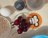 عکس مرحله 1 از دستور کیک جو دوسربا دانه چیا شیشه‌ای