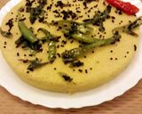 A picture of step 12 of Khaman dhokla.