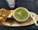 ভেজ সুপ উইথ গার্লিক ব্রেড(Veg Soup With Garlic Bread Recipe In Bengali) রেসিপির ধাপ 5 ছবি