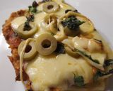 Foto del paso 5 de la receta: Pizza con masa de pollo. PIZZA KETO 🍕