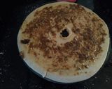 A picture of step 4 of Achari laccha paratha.