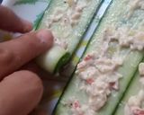 A picture of step 4 of 1 bite cucumber 🥒 salad.