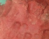 A picture of step 5 of Plain red velvet cookies.