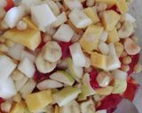 A picture of step 4 of Chana Fruit Chat.