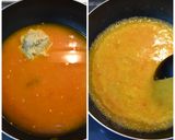 Foto langkah ke 3 dari resep Daun Ubi & Udang Masak Lemak Tempoyak.