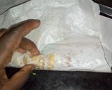 A picture of step 4 of Plantain rolls.