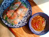 Gỏi cuốn tôm thịt - Mắm nêm