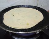 A picture of step 2 of Leftover aloo methi paratha.