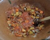Foto del paso 4 de la receta: Guisado ranchero de cerdo y chorizo con verduras de la huerta el Ocote