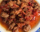 Foto langkah ke 5 dari resep Oseng daging dan tetelan mercon.