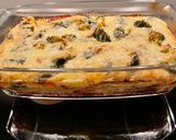 Vegetarische Lasagne mit Spinat, Brokkoli und Pilzen Rezeptschritt 6 Foto