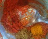 A picture of step 6 of Dal Makhani.