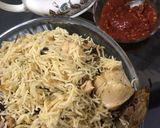 A picture of step 7 of Chicken pulao.