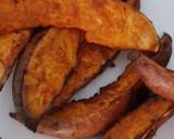 Roasted sweet potato wedges recipe step 2 photo