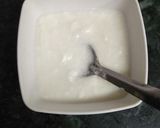 A picture of step 1 of Boondi curd.