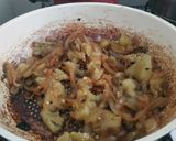 Foto del paso 2 de la receta: Croqueta de arroz integral, berenjena y cebolla