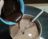 Foto langkah ke 3 dari resep Puding Coklat Lumer (lembut tanpa telur).