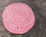 A picture of step 3 of Beetroot Poori.