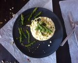 Foto del passaggio 8 della ricetta Risotto con gli asparagi e pistacchi