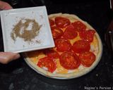A picture of step 9 of Tomato quiche.