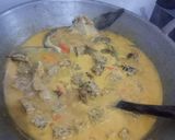Foto langkah ke 5 dari resep Tetelan Salmon kuah santan pedas.