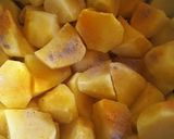 A picture of step 1 of Butter-Grilled IrishPotatoes with rosemaryleaves#authormarathon#.