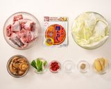 白菜香菇雞湯的食譜步驟1照片