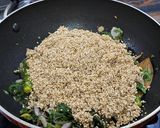 A picture of step 6 of Telangana Style Bagara Quinoa.