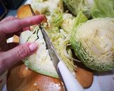 Sonkás káposztasaláta gazdagon recept fázis 1 fotója